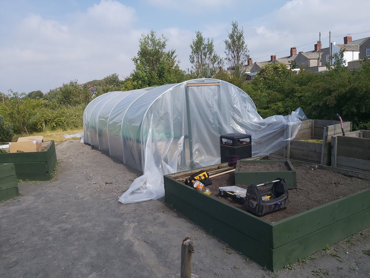 greenheartden's tweet photo. Our newly refurbished poly tunnel. https://t.co/DW1kkTBTlW