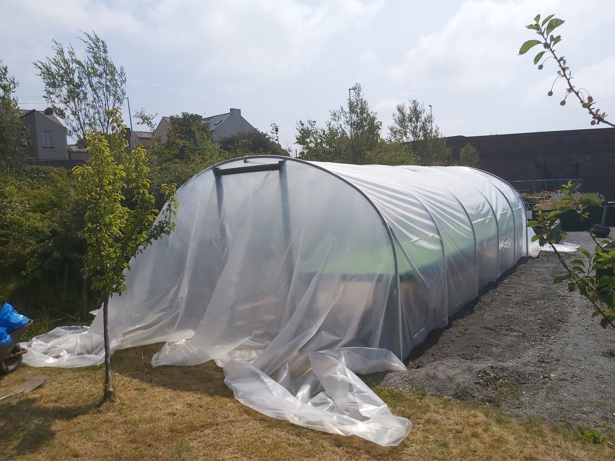 greenheartden's tweet photo. Our newly refurbished poly tunnel. https://t.co/DW1kkTBTlW
