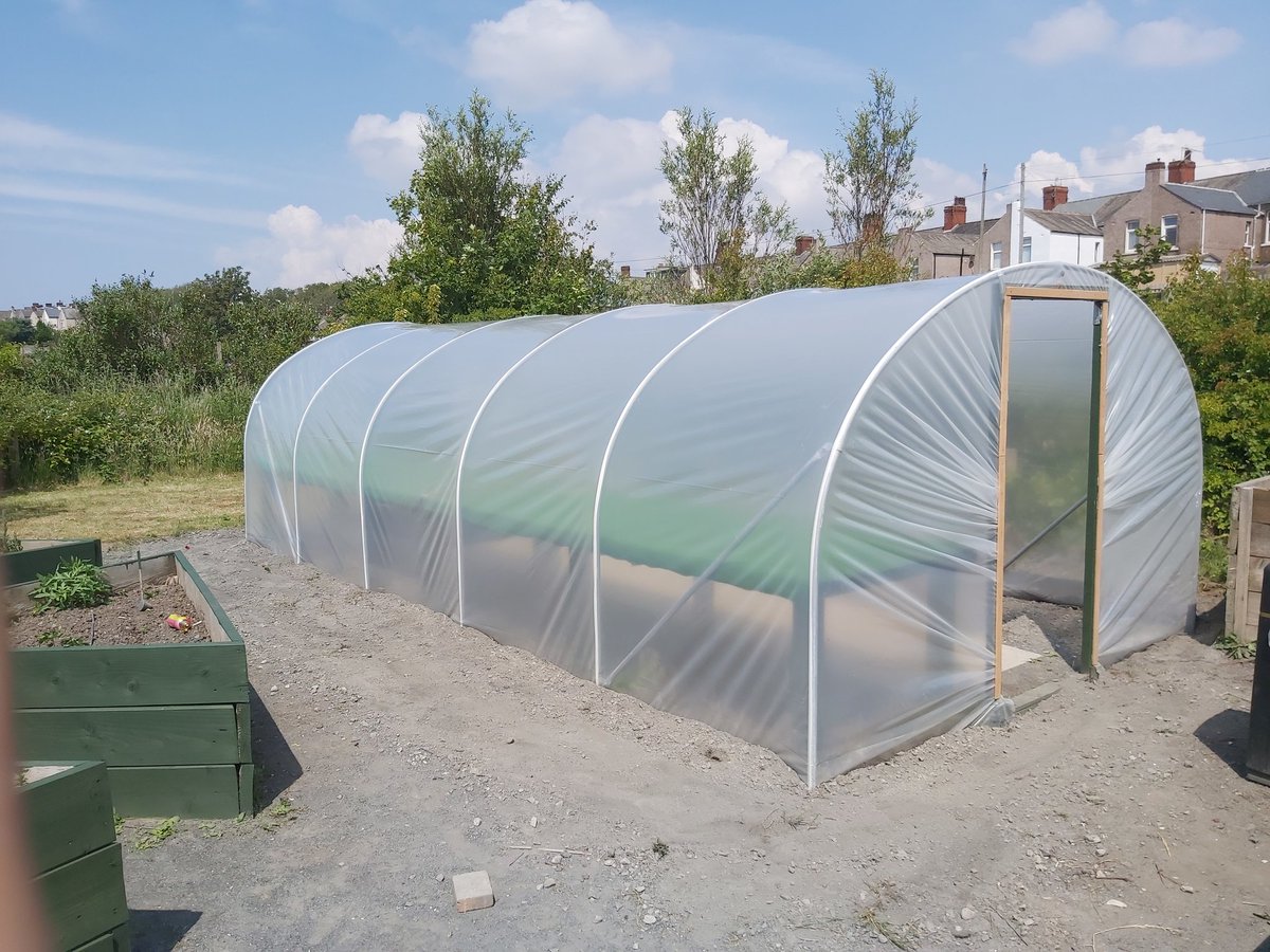 greenheartden's tweet photo. Our newly refurbished poly tunnel. https://t.co/DW1kkTBTlW
