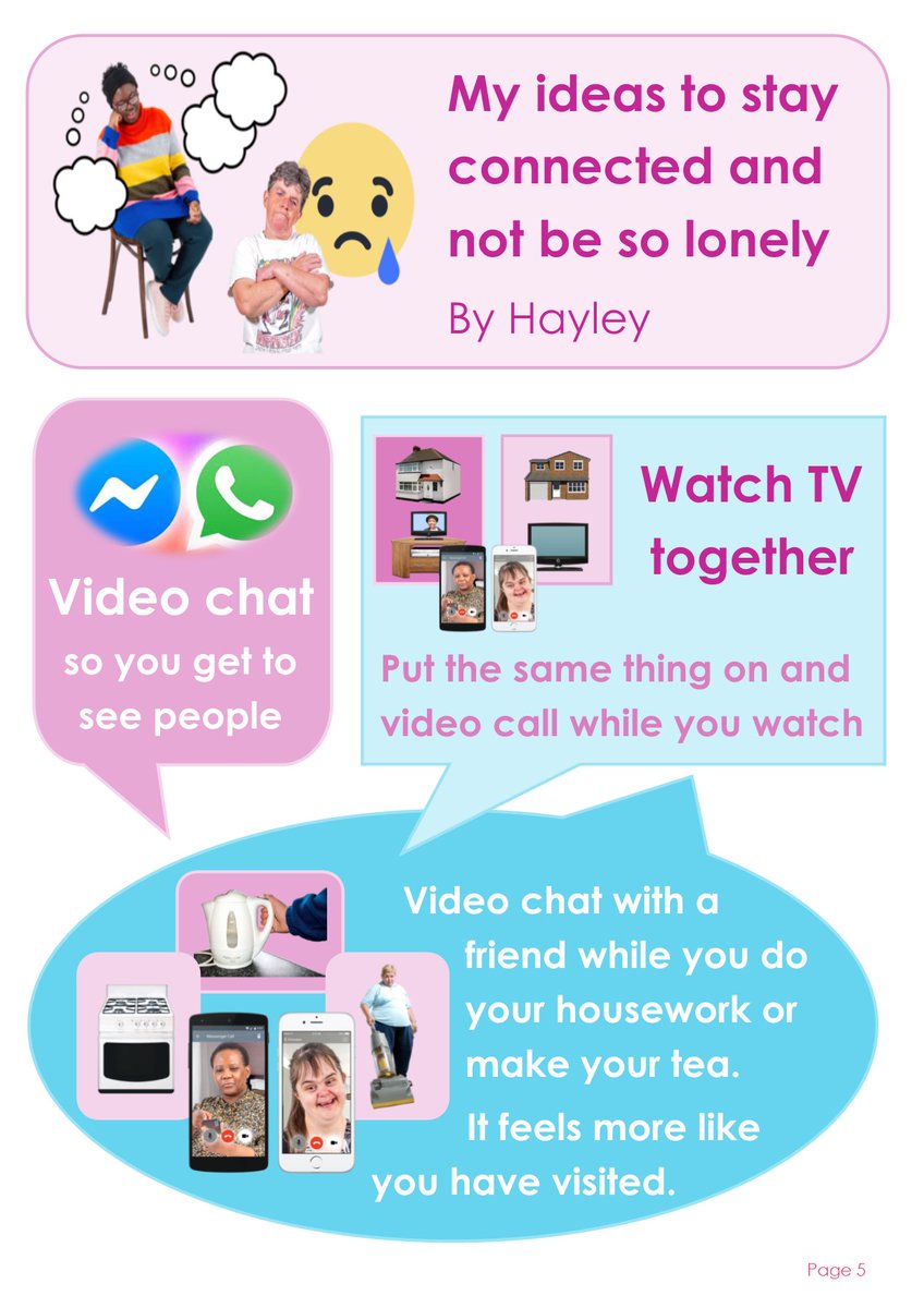 in this #LonelinessAwarenessWeek Hayley has some tips for staying in touch while things are hard. 
People doing shielding can be very lonely so these are good ways to stay in touch <a href="/Better2getherNk/">Better Together Norfolk</a>