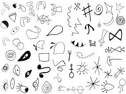 MsMorrison8's tweet photo. 3/4 It's not known how Miro started his paintings but some shapes &amp; lines are repeatedly used &amp; adapted like the ones below. The video shows how you might start. The artist uses a collage technique to add colour but you could just use pens and pencils.
https://t.co/8cUPDDBCY4 https://t.co/cnmuEVOywu
