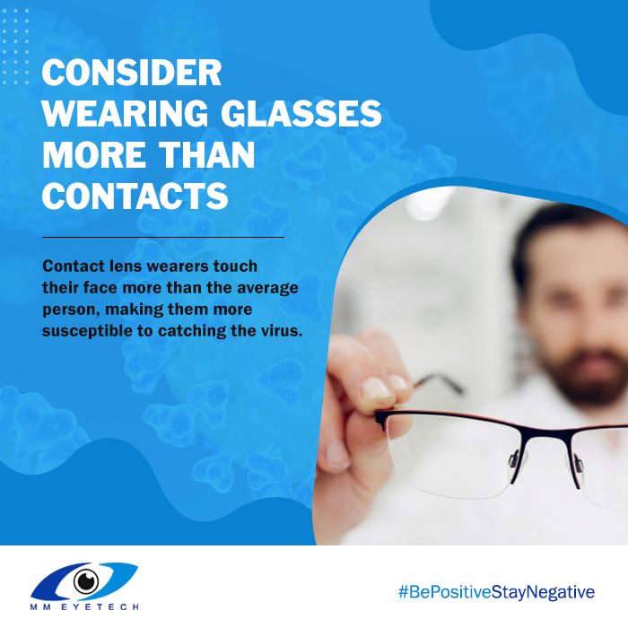 MMEyetech's tweet photo. Here is a few precautionary tip for you to #BePositiveStayNegative :
Consider wearing Glasses more than contacts.
#CoronaUpdate #ExpertAdvice
#StayHomeStaySafe #WeCare #EyeCare #Mmeyetech #Hospital
Stay tuned. https://t.co/Vx3AqhWlKp