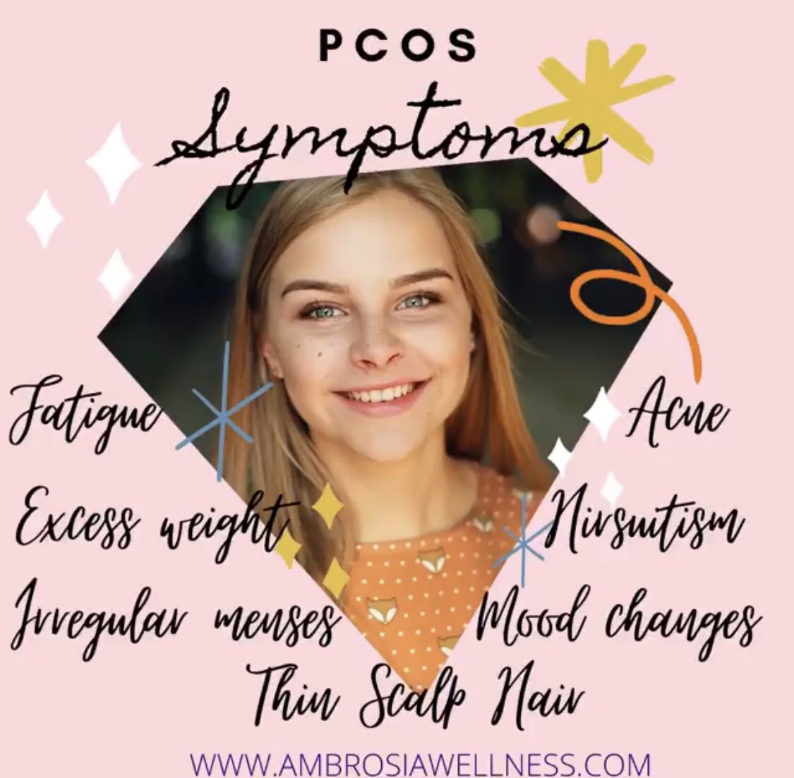 About Polycystic Ovarian Syndrome Symptoms (PCOS)
ambrosiawellness.com/pcosd.html

#pcossymptoms #pcos #pcod #pcosd #polycysticovariansyndrome #polycysticovariansyndromesymptoms #polycysticovaries #polycysticovarysyndrome #polycysticovariessyndrome #whatispcos #whatispcod