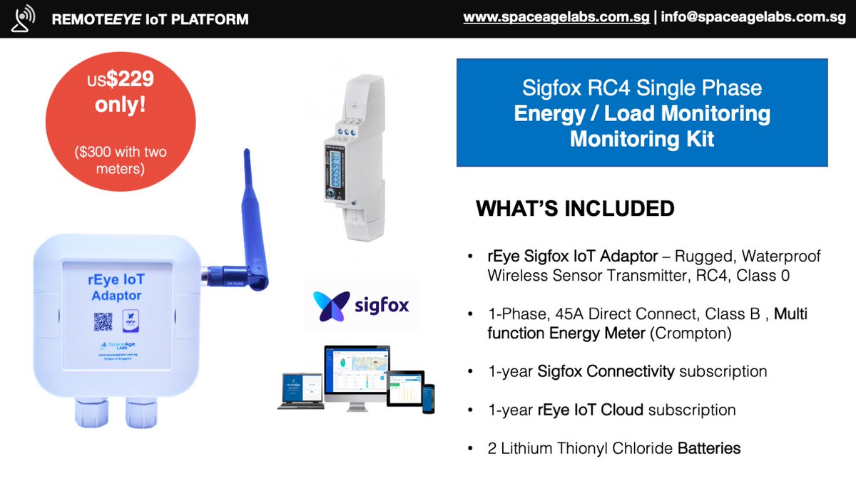 SpaceAge_Labs's tweet photo. Looking for an easy to use, 1-phase energy / load monitoring solution to remotely monitor your electrical assets?

Check out our kit that includes- meter, transmitter, connectivity and cloud. (3 phase meters also available) https://t.co/CuRRqCMchF