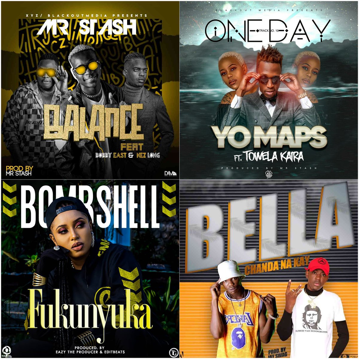 Cant get enough of these jams #OnRepeat.

<a href="/MrStashBeats/">Mr Stash Beats</a> - Balance
@yomapsyo1 - One Day
<a href="/MizzBombshell/">Mfumu Kadzi Bomb$hell</a> - Fukunyuka
Chanda Na Kay - Bella

#ZambianMusicToTheWorld🌍
