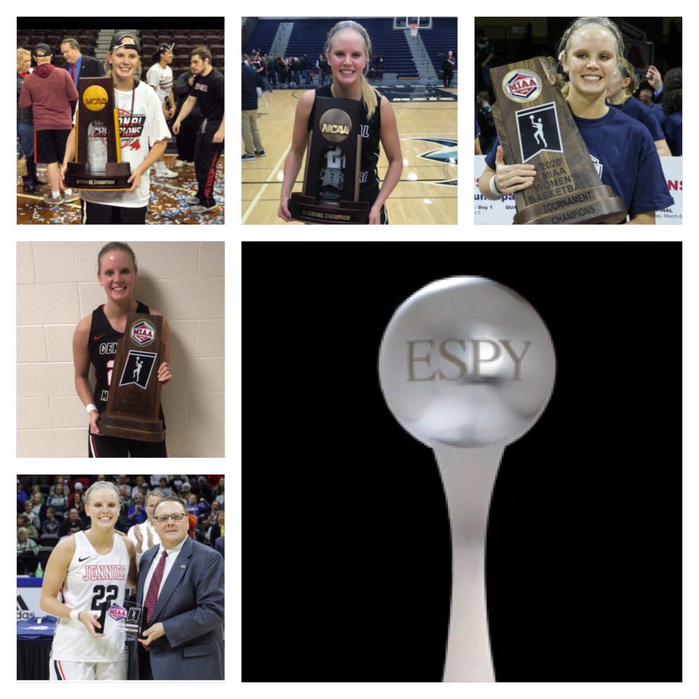 Congrats to Morgan Fleming on her honorary #810ESPY as the Small College Female Athlete of the Year. One final award for the trophy case!