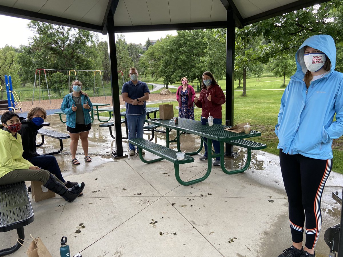 Palmer Lab (@amypalmerlab) on Twitter photo Socially distanced farewell to postdoc Colin Rathbun who is off to Dickinson College to start life as an Asst Prof. We will miss you! Thanks to <a href="/jenn_prescher/">Jenn Prescher</a> for sending him our way! Socially distanced farewell to postdoc Colin Rathbun who is off to Dickinson College to start life as an Asst Prof. We will miss you! Thanks to <a href="/jenn_prescher/">Jenn Prescher</a> for sending him our way!