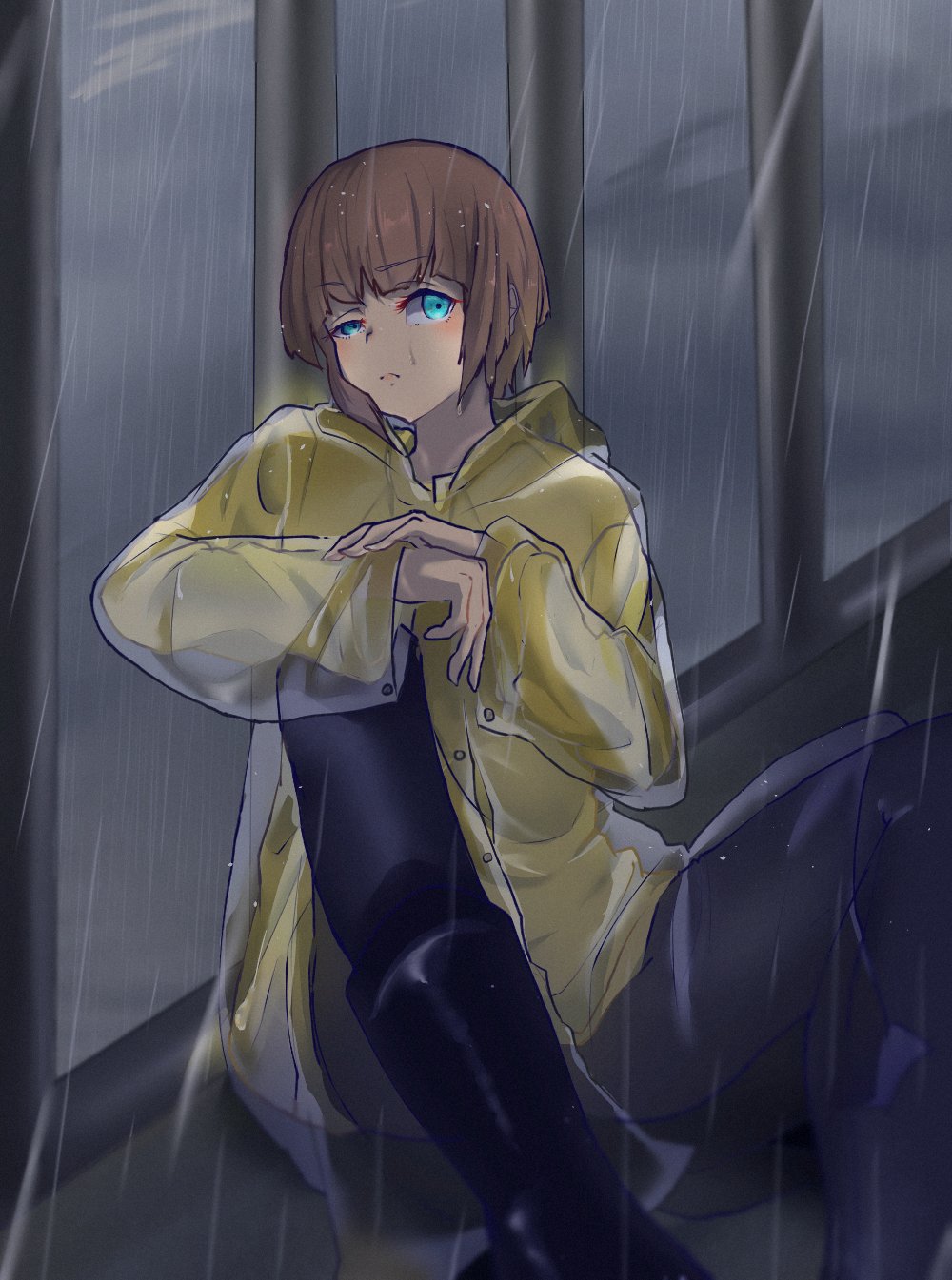 とうにゅー Skeb依頼募集中 梅雨の作品１つ目 雨とレインコート イラスト 絵描きさんと繋がりたい 梅雨の創作クラスタフォロー祭り T Co Puttgt8svn Twitter