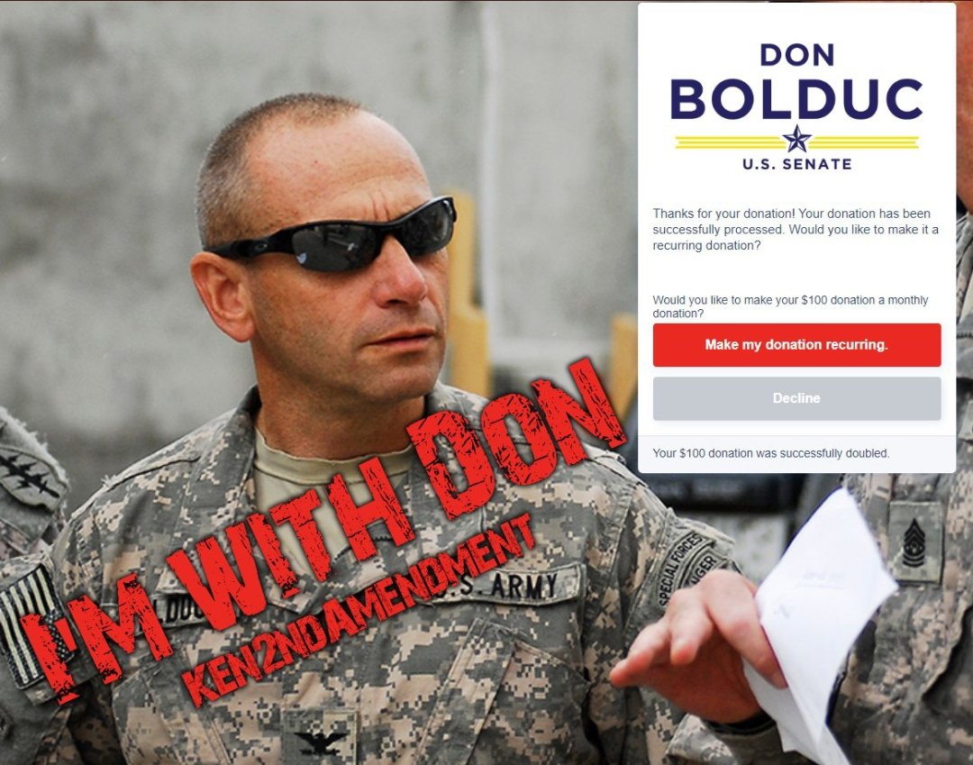 KJOKNH's tweet photo. @AnneSylvia10 @GenDonBolduc #IAmWithDon https://t.co/6MdAsL8nRw