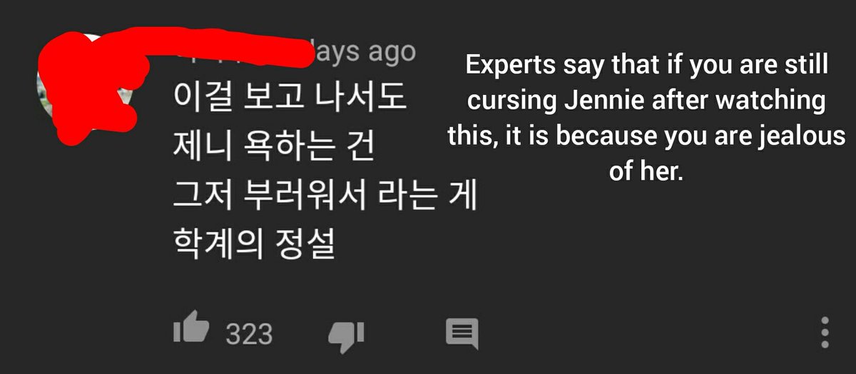 "Experts say that if you are still cursing Jennie after watching this, it is because you are jealous of her." #제니  #JENNIE  @ygofficialblink