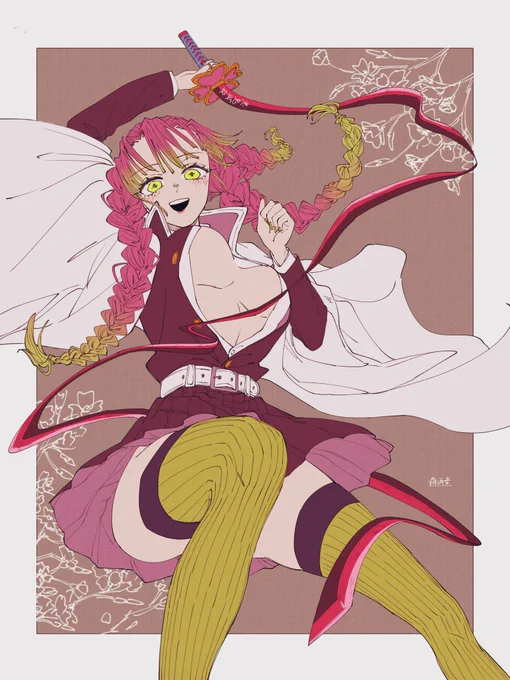 私と会ったが運の尽きよ、そこの鬼さん♥

#鬼滅の刃イラスト 