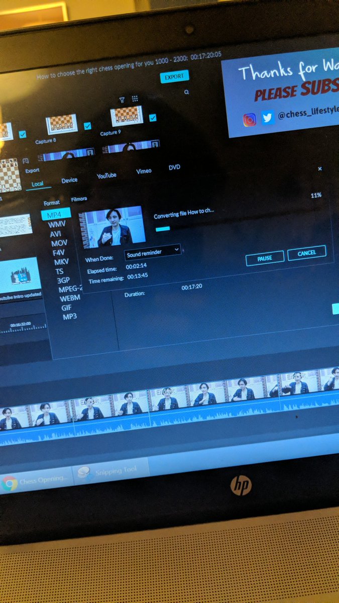 chess_lifestyle's tweet photo. 04:26am and I'm only just finished editing ::)) #chessgrind #ChessTV #chesslifestyle https://t.co/wlxFBHztBF
