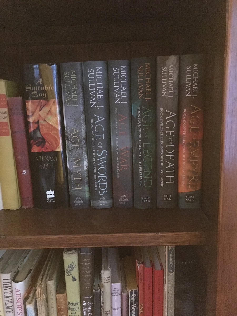 goofoman's tweet photo. Just got my set of Age of... books in the mail.  Exciting day. @author_sullivan https://t.co/JLNwg2S6fD