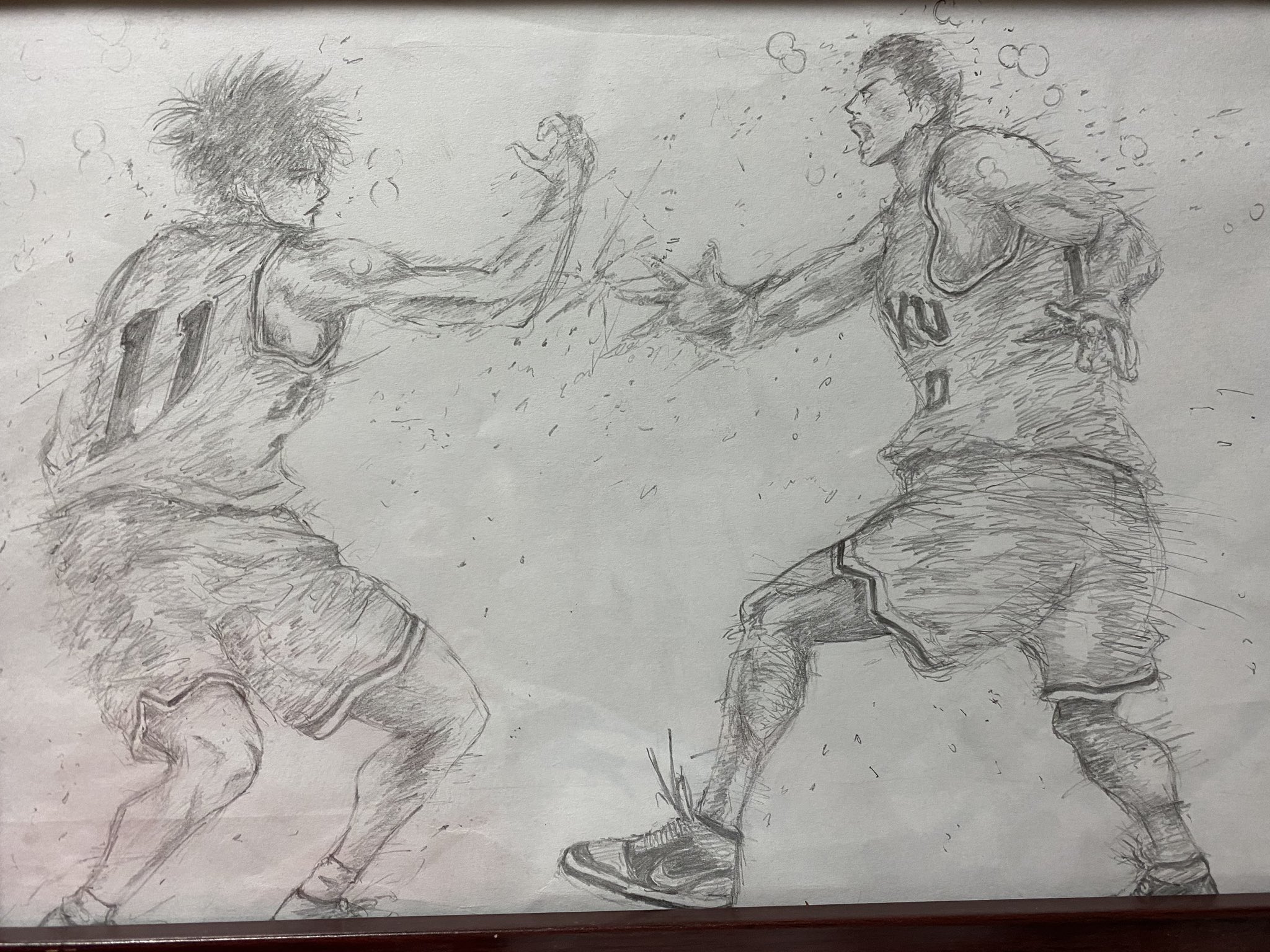 荒木裕登 やっぱり最後の山王戦の仲悪い2人がハイタッチするのいいよね そしてこれ書いてたら猛烈に下痢して終わるのめっちゃ時間かかった スラムダンク 井上雄彦 T Co Uwkus5zdpt Twitter