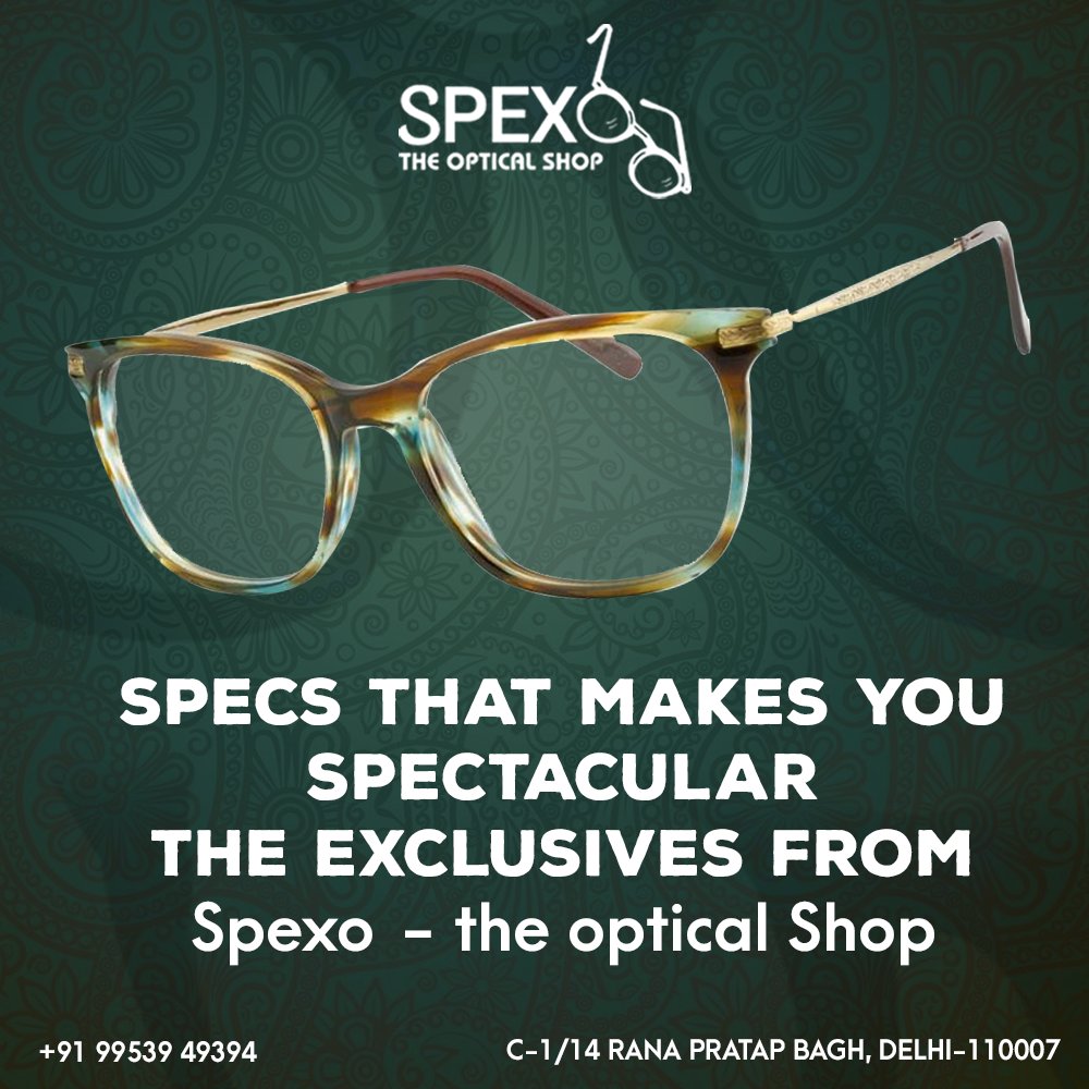 SpexoThe's tweet photo. Being glassy is classy.
Only at-: @Spexooptical
For more call us at-: +91 99539 49394
Visit stores-: C-1/14 RANA PRATAP BAGH, DELHI-110007

Social media partner-: @intellects_01

#Specs #specsy #spexo #spexotheopticalshop #Delhi #NewDelhi #lenses #sunglasses #glasses #lenskart https://t.co/FPIwJF0Wrk