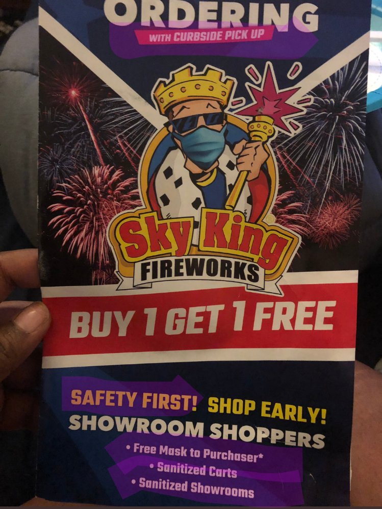 Ted Talk 4  #flatbushfireworks The individual components that created this perfect economic condition or storm, if you will, aren't so clear.Tonight's component is the fireworks marketplace.Notice exclamations added on right pic - 3 for 1 deal - (3) $120 fireworks for $120.