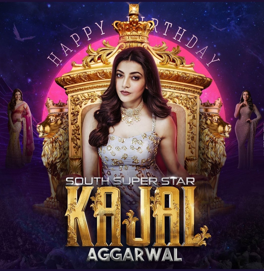 Wishing you a Happy Birthday Queen Kajal Agarwal  