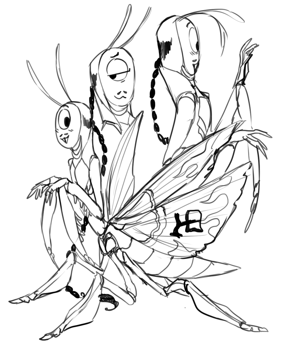 a buncha new Yans because I miss drawing him 