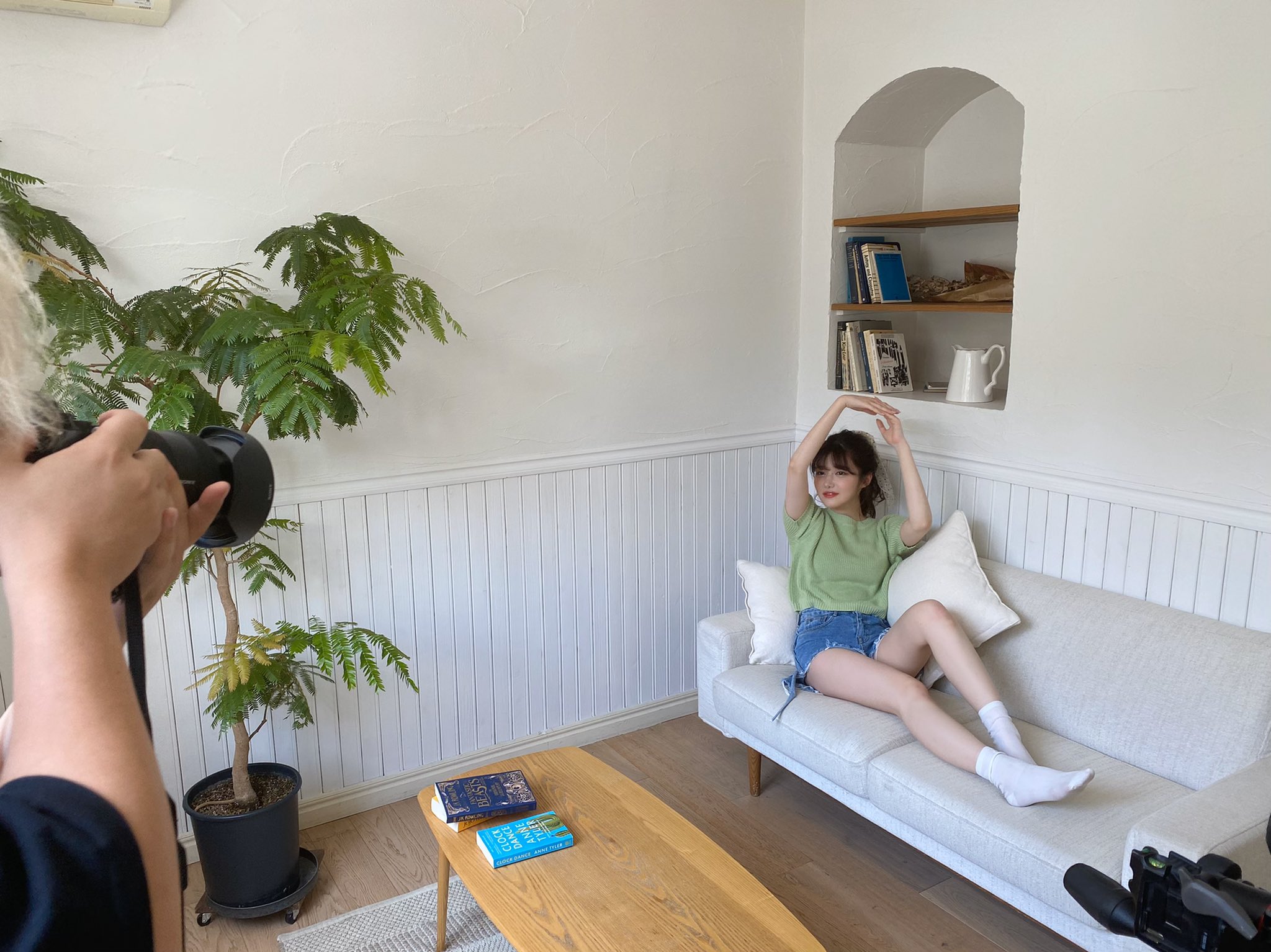 きぬ みんなお昼休みかな Mosの撮影のオフショットたちです 雨やだね きぬ みんなお昼休みかな Mosの撮影のオフショットたちです 雨やだね