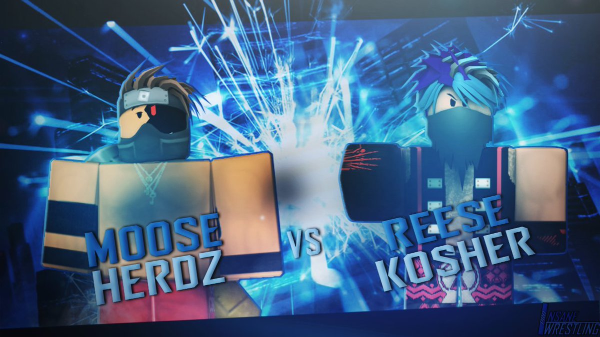 IPWNetworkRBLX's tweet photo. IPW RETURN SHOW | Former Intercontinental Champion Moose Herdz (@themoosemanz) takes on The Debuting Reese Kosher (@reesekosherr) in a First to 3 match. Who will walk away victorious? https://t.co/DwASuyseMU