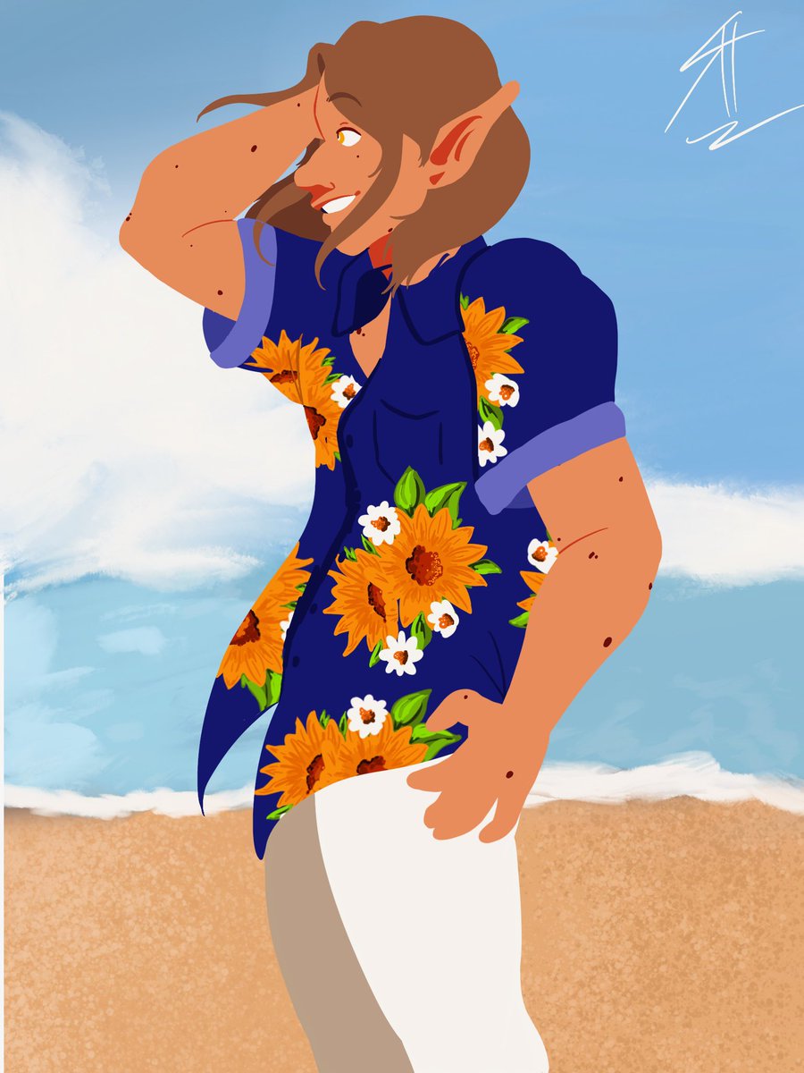 Clay but he becomes more developed every time I draw him: a thread