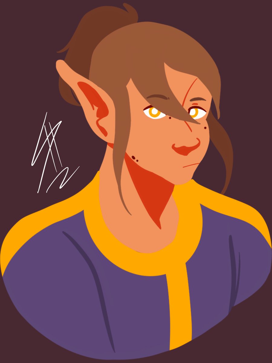 Clay but he becomes more developed every time I draw him: a thread
