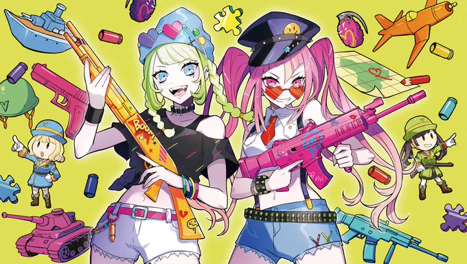 烏屋茶房さまの新曲『ビビッド・ビビッド・バレット』のMVイラストを制作しました!??
▶️https://t.co/xt1zNuyZvV
よろしくお願いいたします! 