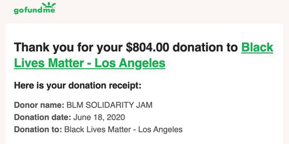 Thank you to everyone who supported the BLM Jam. We look forward to another 🖤 https://t.co/XjcAZUg1m<a href="/tag/quarantine"class="tags"><span>#quarantine</span></a>