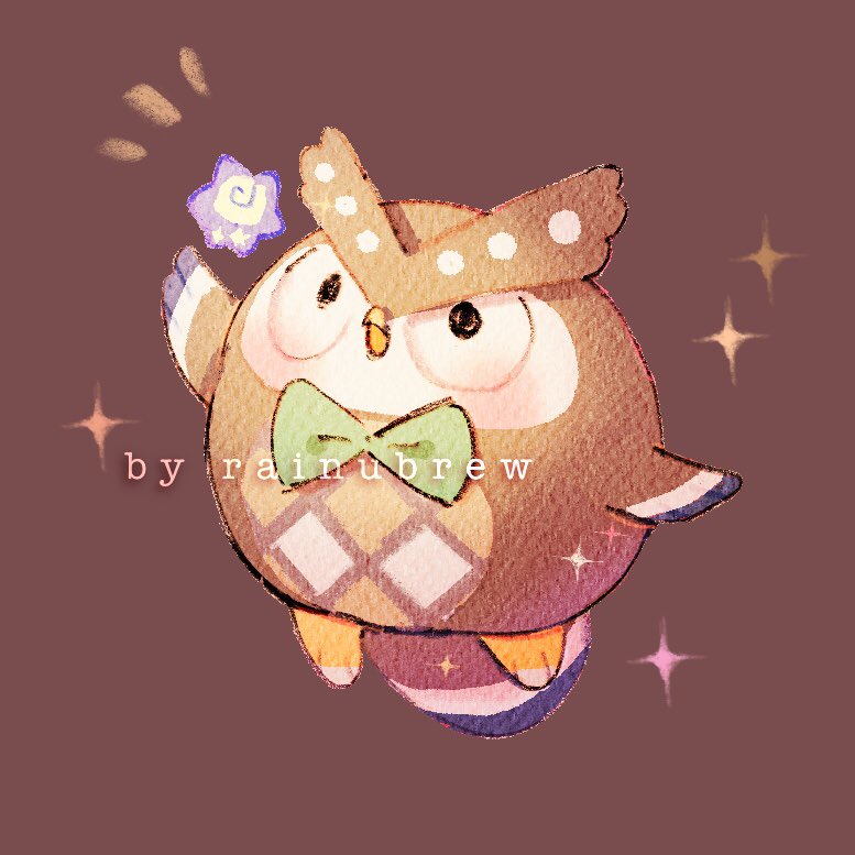 rainubrew's tweet image. Celeste and Blathers 🌟✨ #animalcrossing #acnh