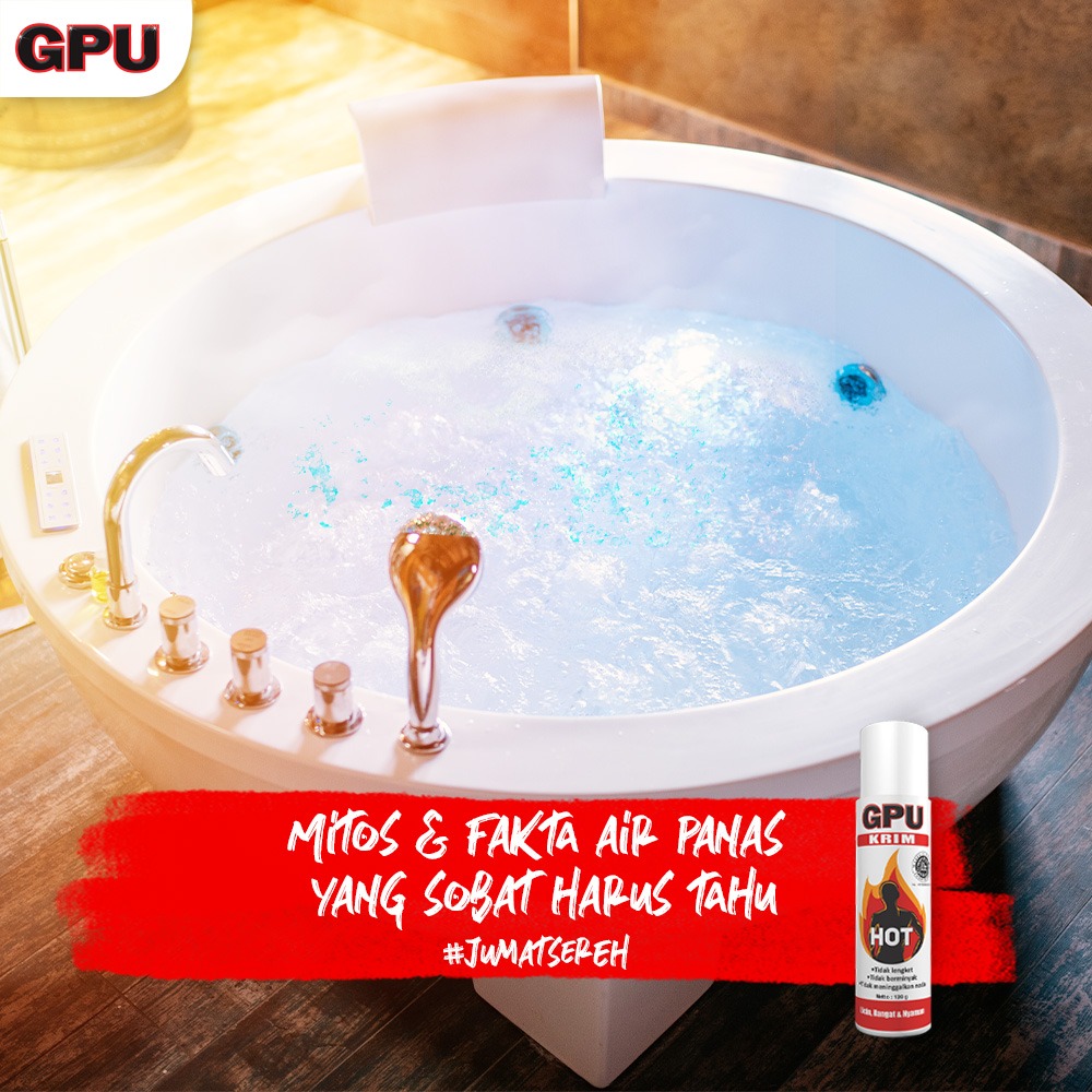 sobatgpu's tweet photo. Halo sobat, balik lagi di #jumatsereh kali ini GPU akan membahas mitos & fakta mengenai mandi air panas.
#GPUYahuuud #TipsPijatAlaGPU #SobatGPU #terusaktif #JumatSEREH #makinproduktif #PegelBandel #pegelkeurus #yahuuudteruuus #GPUKrimHot #KrimGPU #HotTeruuus https://t.co/p7ksn9K5Mg