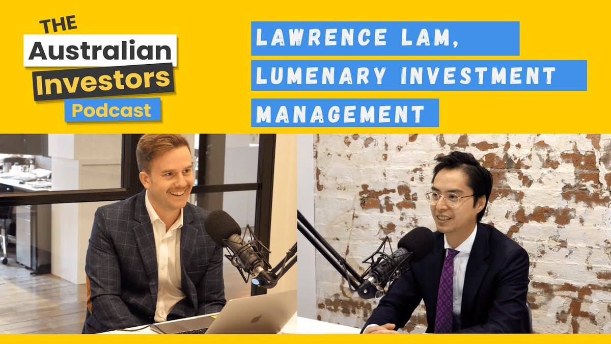 OwenRask's tweet photo. Last week I sat down with a smart young investor,  @LumenaryInvest. The podcast goes live to Rask Invest members today. Non-members Monday. 
Lawrence and I talk about entrepreneurship, where science collides with art, (literally) building a managed fund from scratch &amp; more. https://t.co/kZrYeycbE8