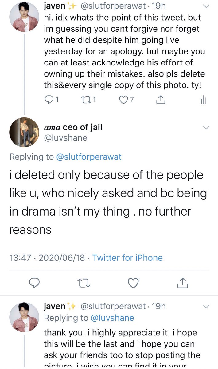 i let it slide when you said you only deleted it bc some people asked you nicely and not bc of further reasons. so you mean not bc you think its counted as bullying if you edit someone behind the bars bc you do not accept their apologies regarding their past issues???