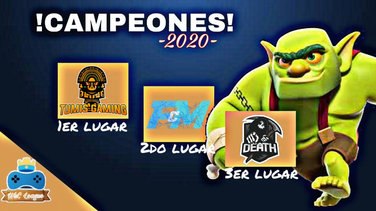 Finaliza la 1ra edición de la WuC Cup

Primer lugar: <a href="/GamingTumis/">TUMIS GAMING</a> 
Segundo lugar: <a href="/FcM_Esports/">FcM eSports</a> 
Tercer lugar: @deathgaming

Felicitaciones por su gran nivel y ser campeones👀.