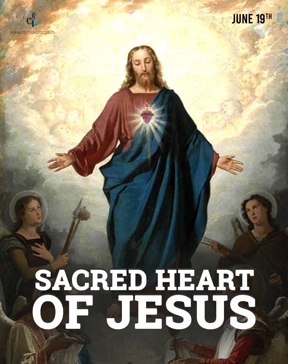 Catholic_Focus's tweet photo. “The feast of Scared Heart of Jesus”
‘Take My yoke upon your shoulders and learn from Me, for I am meek and humble of Heart' (Mt 11:29).
@KalyanDiocese #DigitalKalyan
#SyroMalabar #CatholicChurch
#CatholicFaith #ScaredHeart
@Pontifex #PrayTogether https://t.co/XBvqTwFLb5
