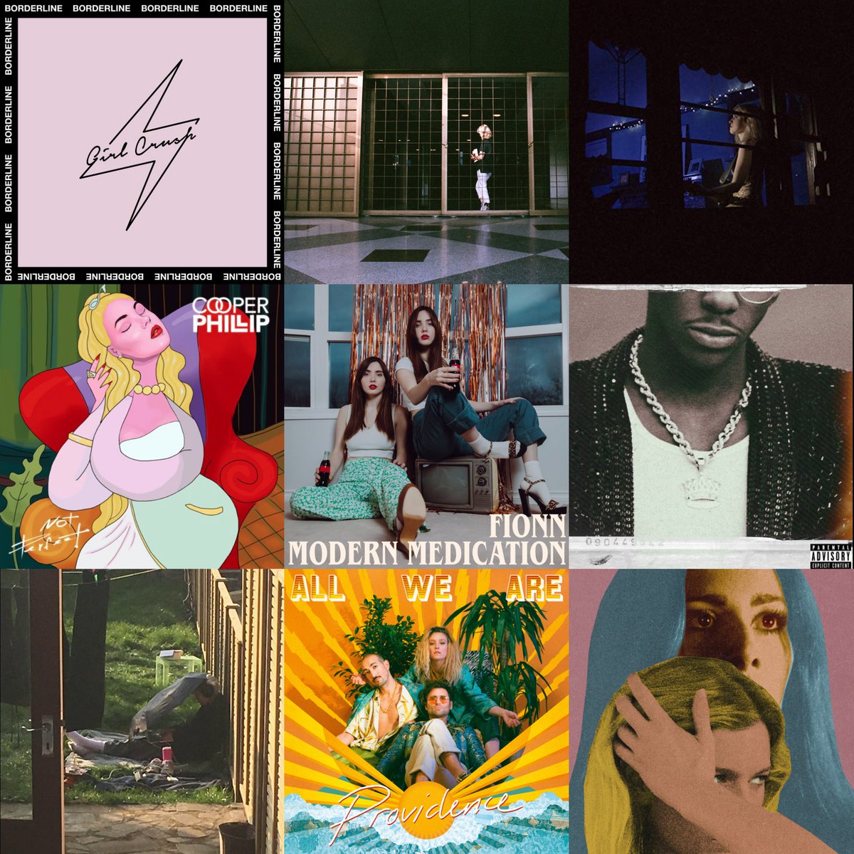 #NewMusicFriday🎵🎧

▪️Girl Crush - borderline
▪️Kate Teague - the temporary
▪️Elizabeth Fader - big mistake
▪️Cooper Phillip - not perfect
▪️Fionn - modern medication
▪️@yeahthatsyani - bobby brown
▪️Otta - sick inside
▪️All We Are - not your man
▪️Kaleida - other side