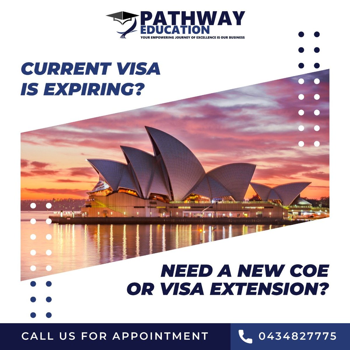 pathway_edu_au's tweet photo. 📢📢 Attention All International Students 📢📢
Is your Visa expiring soon? ⏰

✉: info@pathwayeducation.com.au
🎓: https://t.co/HQflki5sME

#VisaExtention #VisaServices #PR #ProfessionalYear #Admission #Study #University #StudyinAustralia #PathwayEducation #Adelaide #Australia https://t.co/lRLfNBk1XY