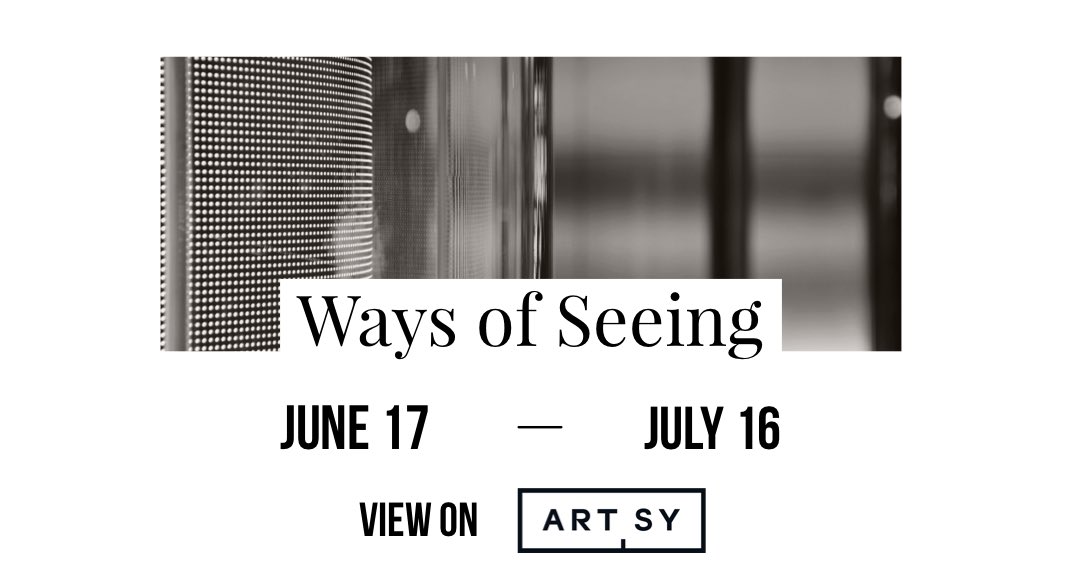 modernartg's tweet photo. “Ways of Seeing” now LIVE on @artsy ! https://t.co/Xwqu2ssTmi https://t.co/AxYRWlGQTk