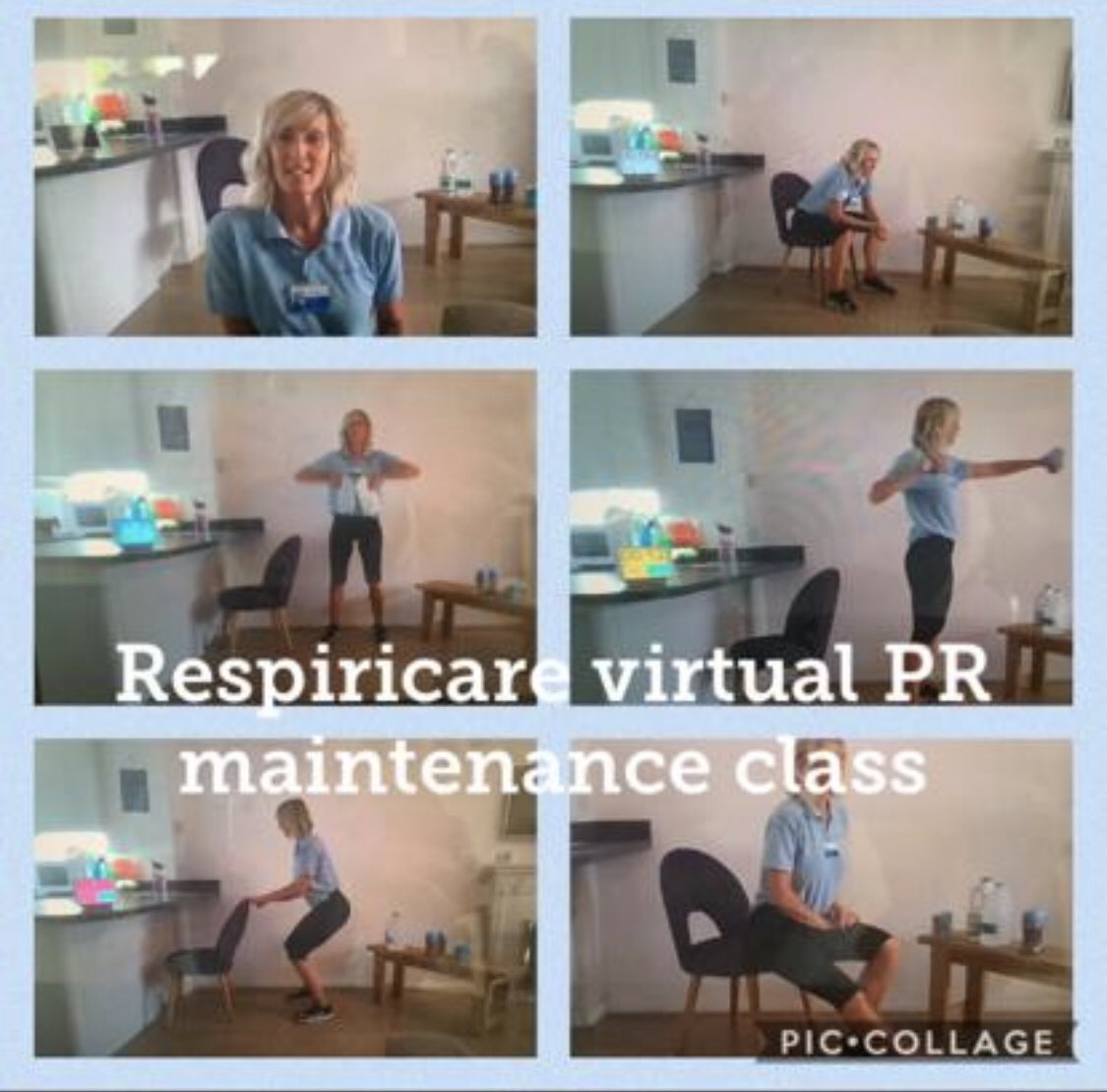<a href="/Respiricare/">RespiriCare</a> are offering a twice weekly Facebook Live PR Maintenance class. This service is available to our regular maintenance class attendees and as an exit option from our Virtual PR Service <a href="/BackleyJulie/">Julie Backley</a> #pulmonaryrehabweekuk #Pulmonaryrehab