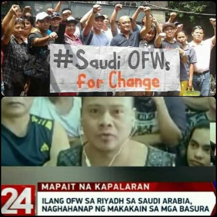 tagapagmulat's tweet image. DDS CONFESSION: Yung friend mong OFWs na super supportive sa battlecry ng tapang at malasakit at tunay na pagbabago ng Duterte administration ay nababalitang nangangalkal na nang pagkain sa mga basura sa Saudi Arabia? Saklap!....😕🙄😕

#MochaUson #OWWAcares #ChangeScamming