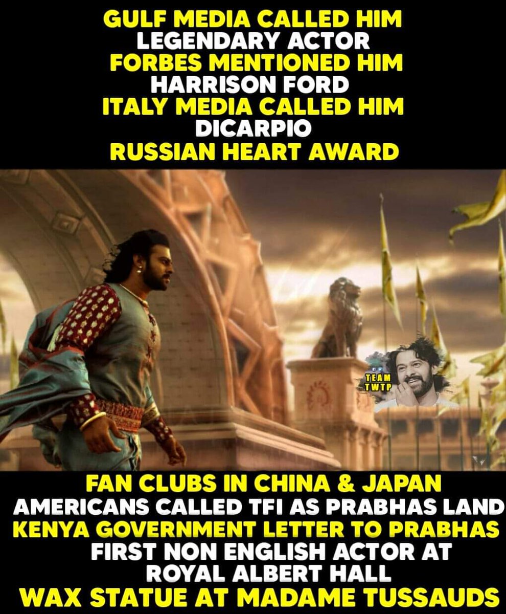  #Prabhas Pride of Indian Cinema  #RussiaLovesPrabhas