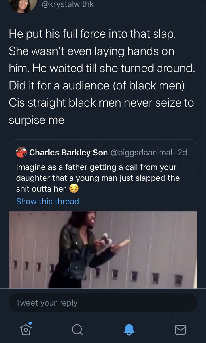 SlimeAlpha's tweet photo. THIS WOMEN TALKS ABOIT HOW BAD BLACK MEN ARE MORE THEN ANY OTHER MEN. “Cis straight black men never seize to suprise me” why is she so obsessed with black men but not her own men. This is blatant racism. @DntBeAHypocrite https://t.co/gX3LxgL5Ke https://t.co/JCXHYVGT2v