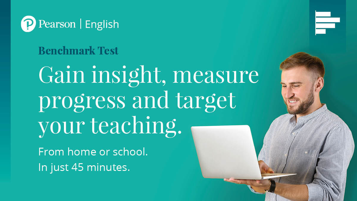 pearsonlanguage's tweet photo. Measure progress fast, accurately and in detail with our new Benchmark Test. Includes personalised teaching & learning direction. Suitable for home or school.
Learn more: https://t.co/ajO3uNGoIO
#PearsonEnglish #BenchmarkTest #EnglishTest https://t.co/XK9qI0CtV0