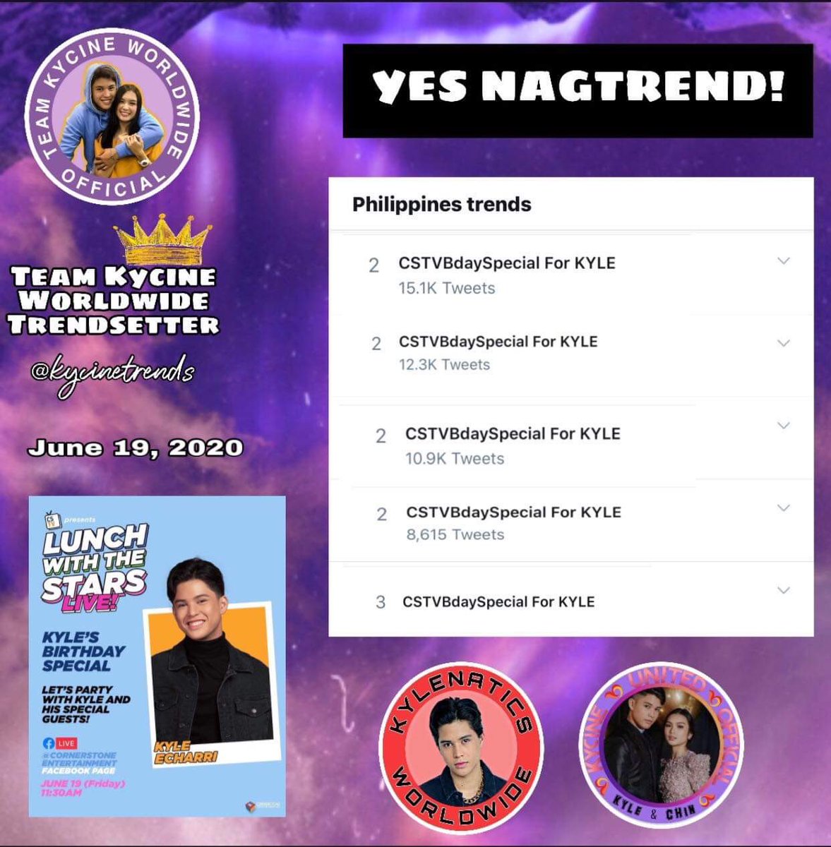 kyle_echarri's tweet photo. Thank You. Mahal Ko Kayong Lahat ❤️💜 https://t.co/07VBRhZHKZ