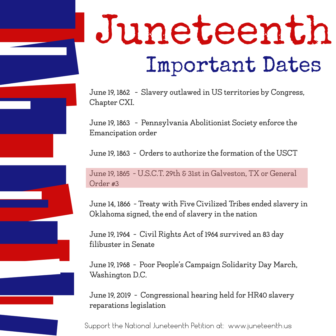 BlkRemembrance's tweet photo. Happy Juneteenth!
Here are some historic moments that happened around June 19th over the years.
#JUNETEENTH2020 #ADOSJuneteenth https://t.co/4W8a9ibYgM