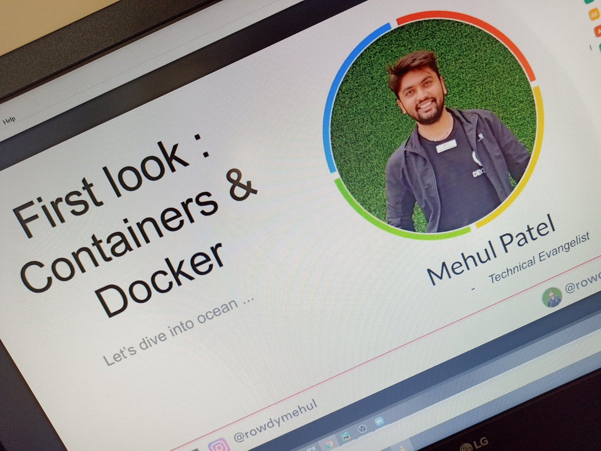 Hey_Deepak's tweet image. Thanks you so much @rowdymehul for such a wonderful webinar on Containers and Docker.
Thanks @swaroopsy for making it possible.

#HackerU_India #CyberSecurityMentor