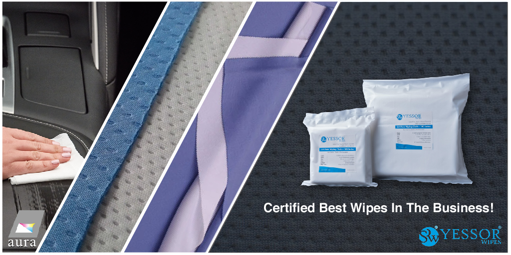 auraprint2005's tweet photo. .@Yessor_Wipes' Lint-free wipes are compliant with SAE standards of wiping cloths. Know what that makes us? Certifiably the best for use in healthcare, pharmaceutical, Aerospace, and Automobile sectors! https://t.co/4Uzr4ecjWT