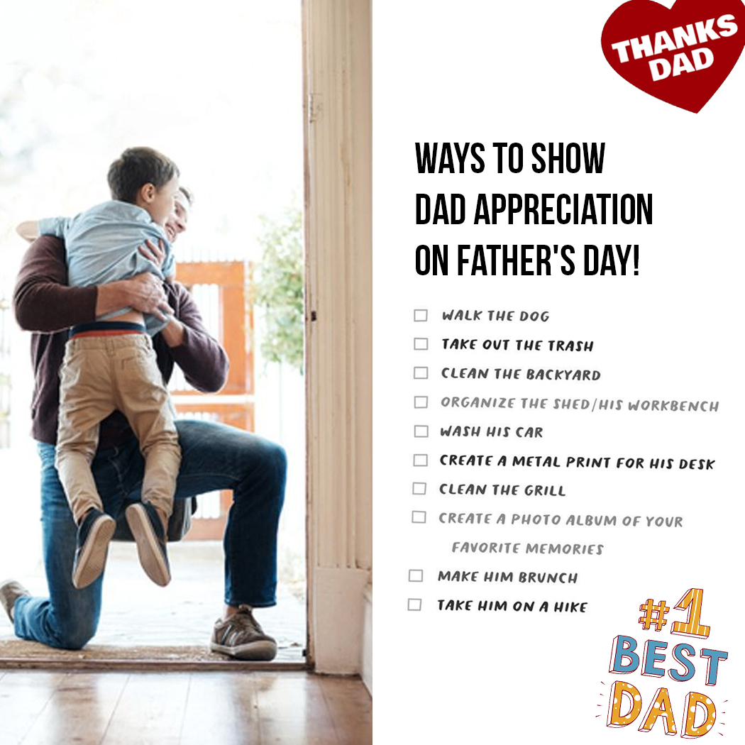 NewPowerTexas's tweet photo. Ways to Show Dad Appreciation on Father's Day! https://t.co/Vozt4Faiap