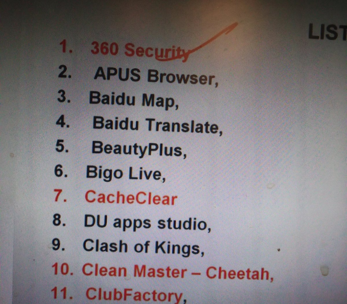 sanghamitra_4's tweet image. Don&apos;t help china ! Uninstall ll these apps ! #RemoveChinaApps  ! Share it too too club factory we chat  .....360 security ... All these apps ! #BoycottChineseProducts
