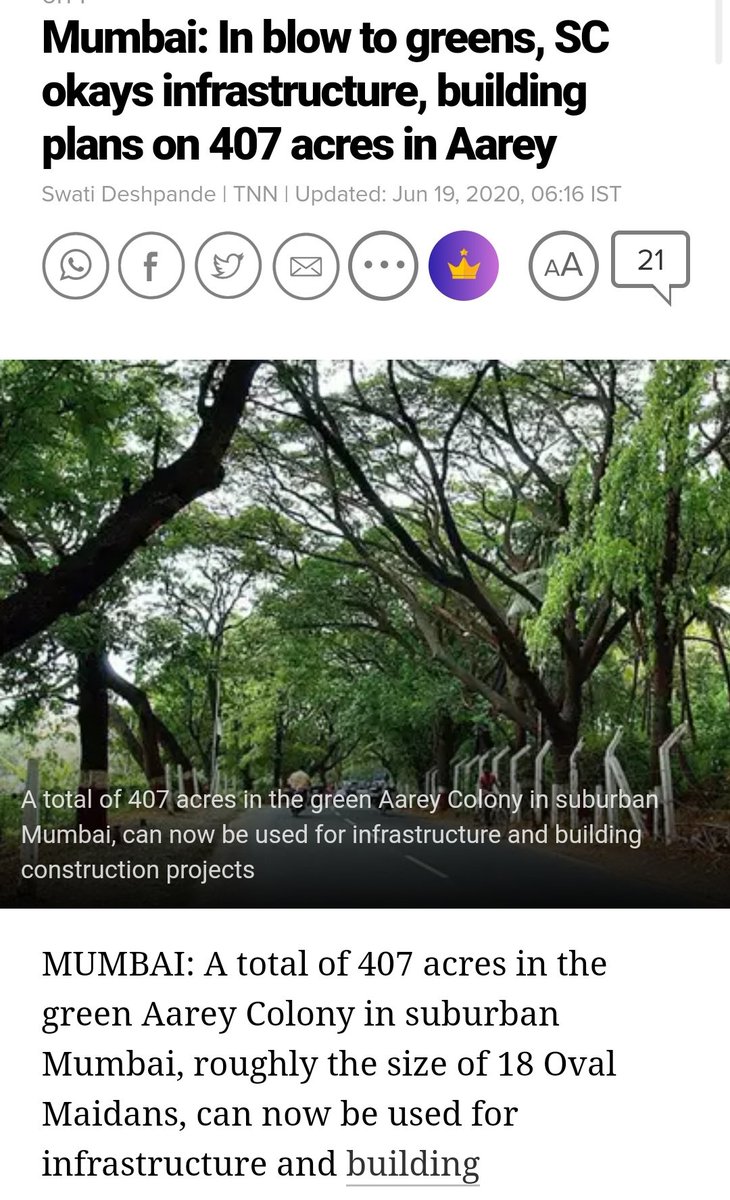 10mae_greenkid's tweet photo. Hon'ble judiciary,
Yes #Mumbai is a congested city starved of open&amp;green spaces,while no one denies need of a metro but need&amp;Imp of forests&amp;openspaces  being denied here.
We've faced cyclones,locusts attacks&amp; heatwaves which r a outcome of destruction of ecosystems. 
#SaveAarey https://t.co/liSuDDs3Po