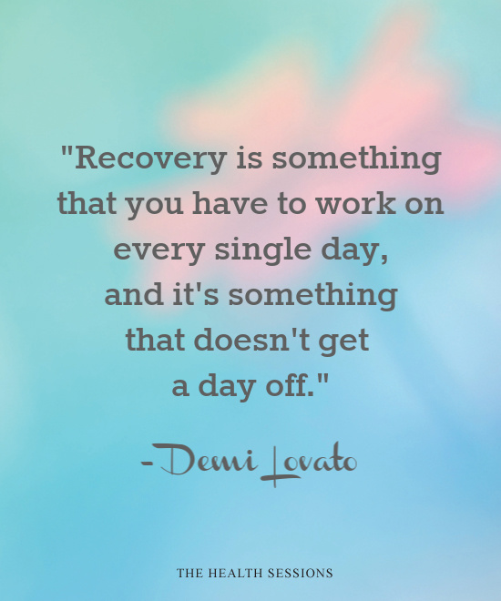  #Recovery is a process that takes time, energy and resource.